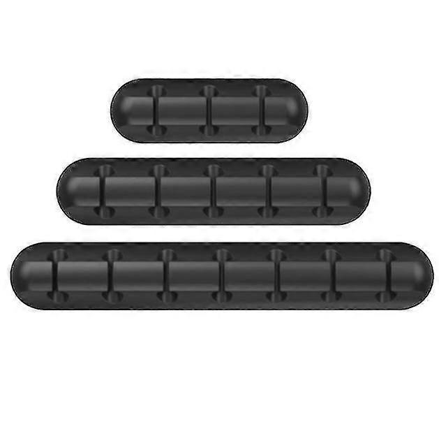 3pcs /セットUSBケーブルホルダーケーブルクリップデスクトップデータケーブルオーガナイザーケーブル管理USBケーブルホルダークリップ