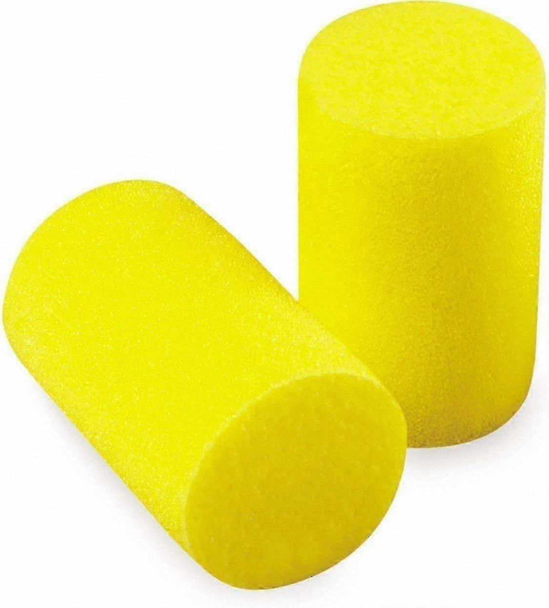 Noise-Blocking Earplugs, 10 Pairs, Yellow