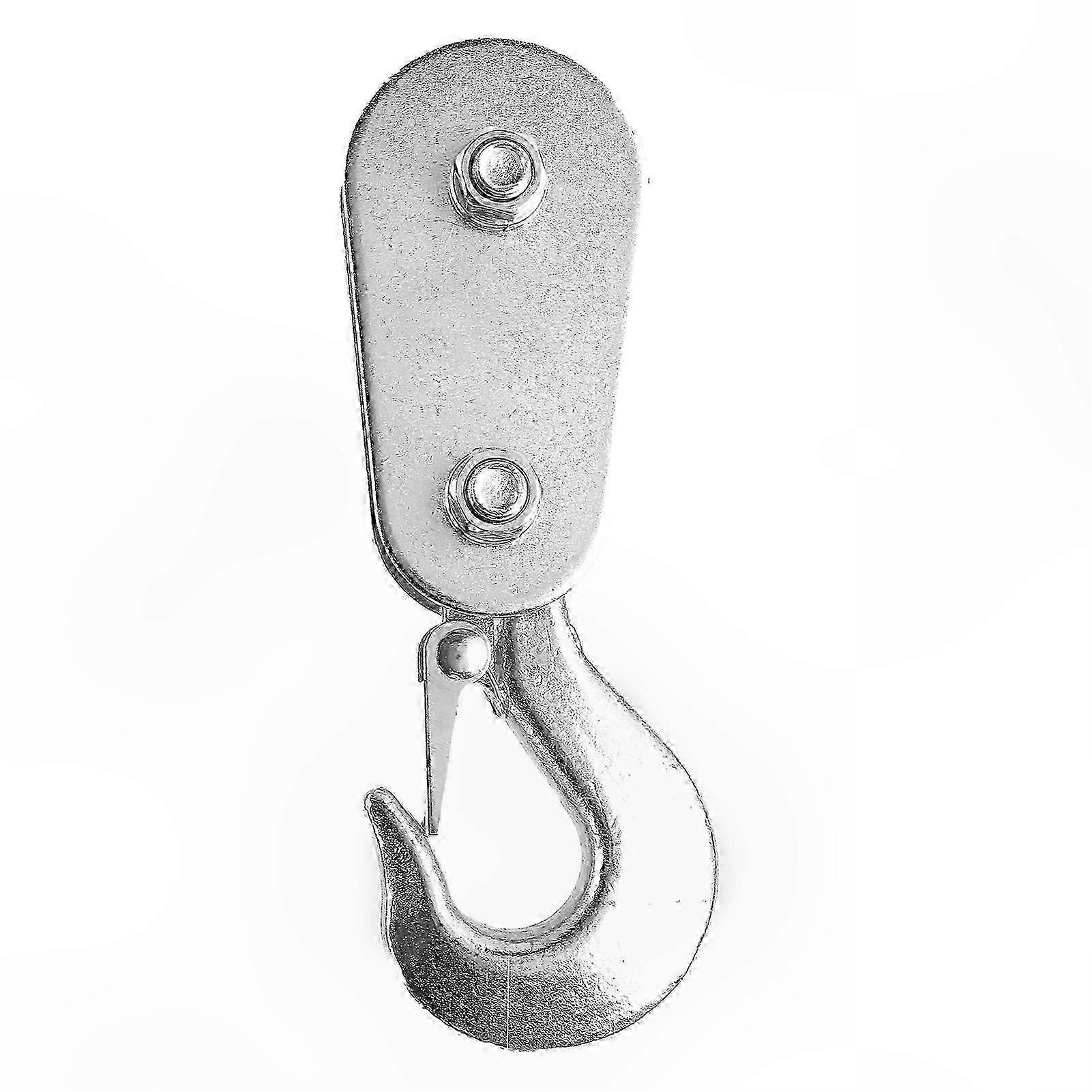 Heavy Duty Snatch Block with Hook for Off-Road Recovery and Lifting Operations hwy