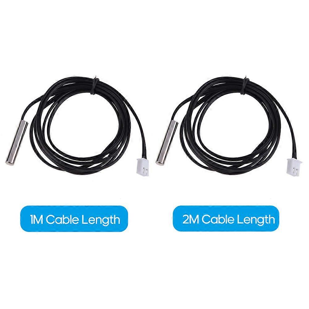 2M Temperature Sensor Probe High Accuracy Water-resistant NTC 10K/B3435 Thermistor Wire Cable Temperature Probe