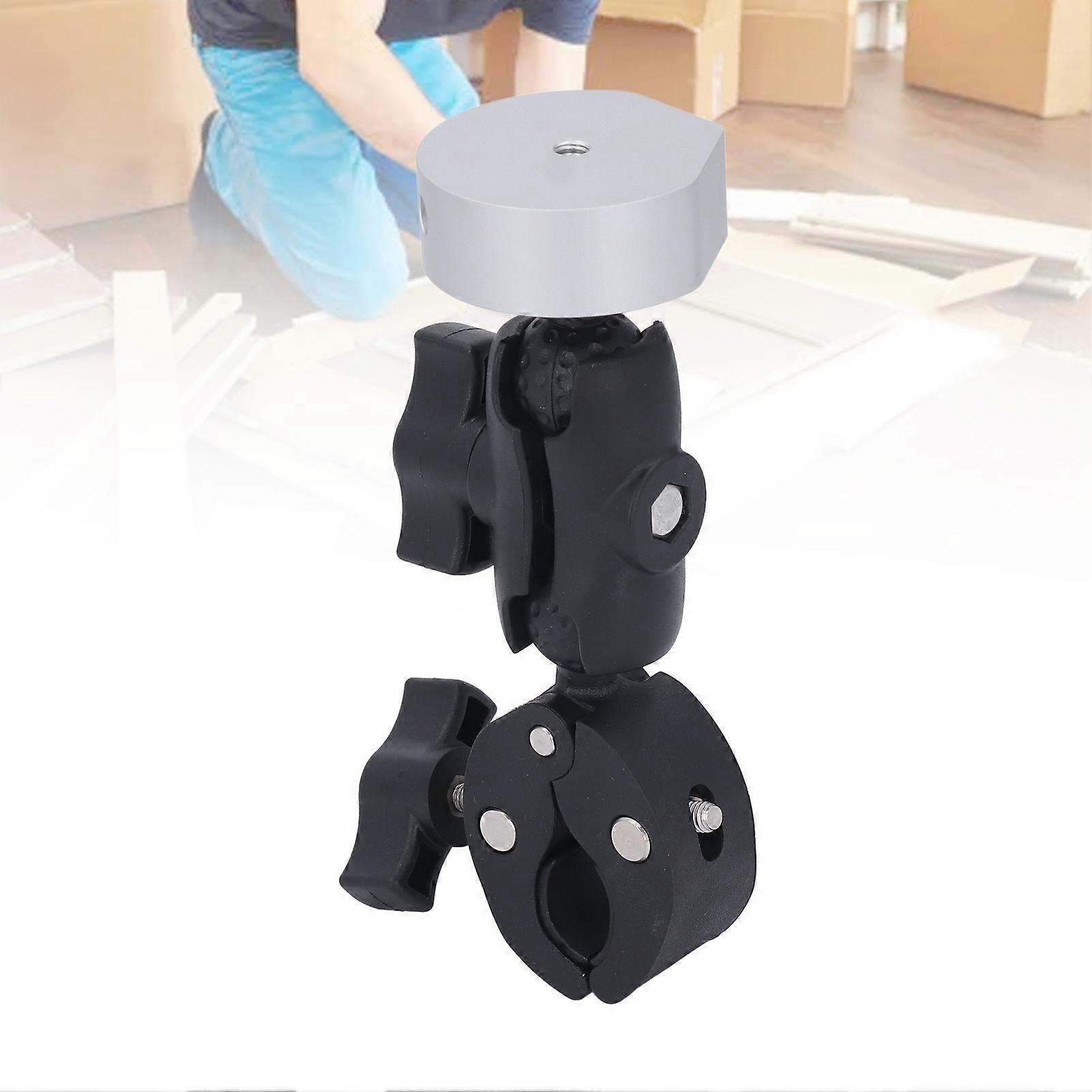 Satellite Mounting Bracket Aluminum Alloy 360° Adjustable Silver
