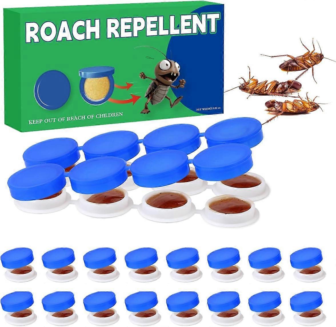 16pcs box of cockroach repellent, for home, dormitory, and kitchen use, powerful cleaning cockroach repellent