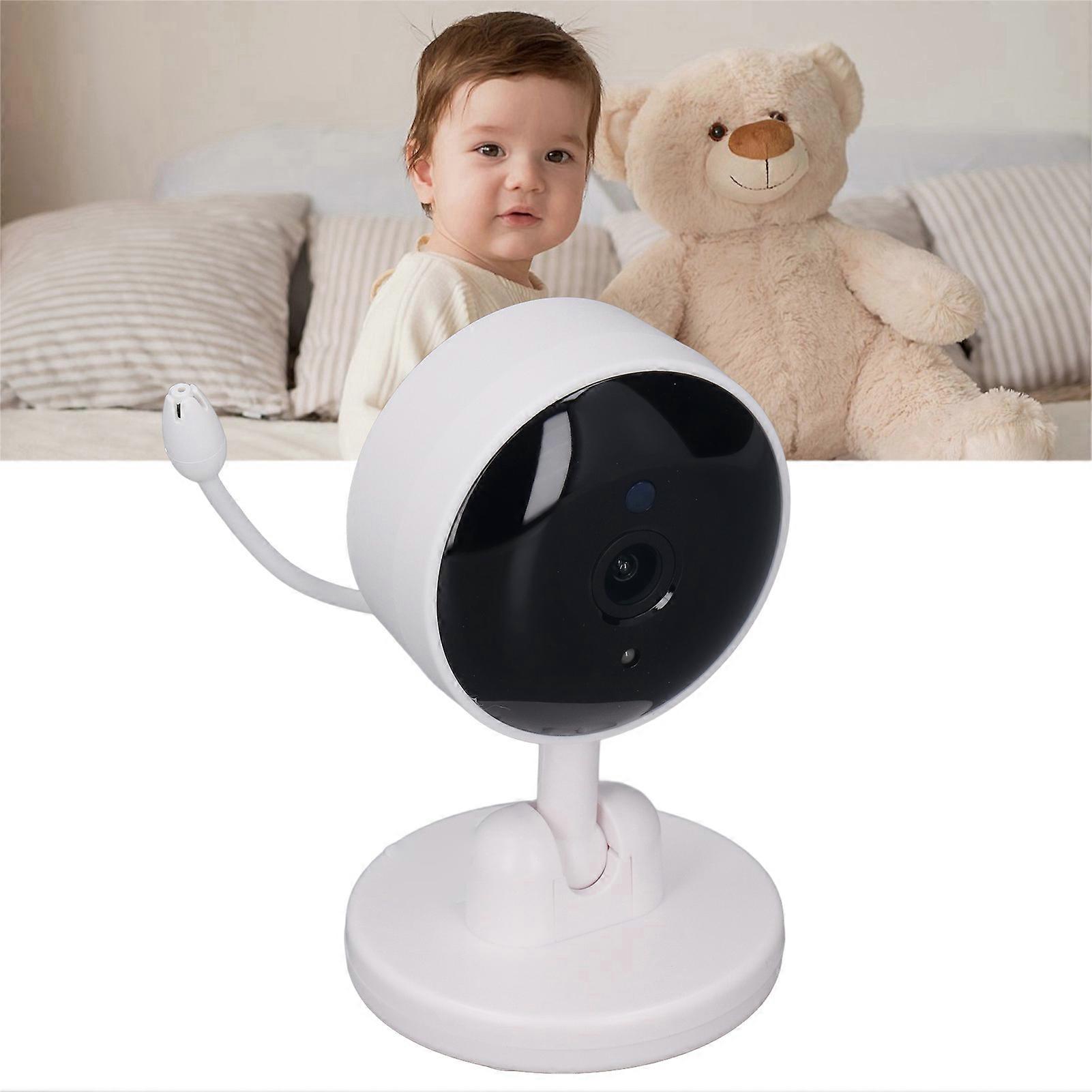 HD Baby Camera Monitor with Remote Control & Temp Sensor UK Plug