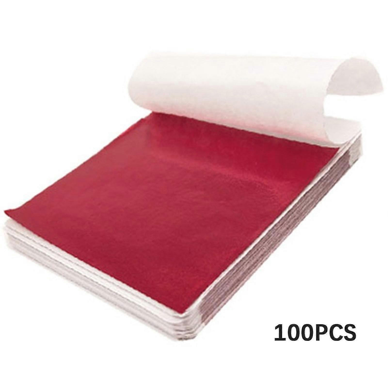 imitation gold foil paper 100 sheets for bronzing