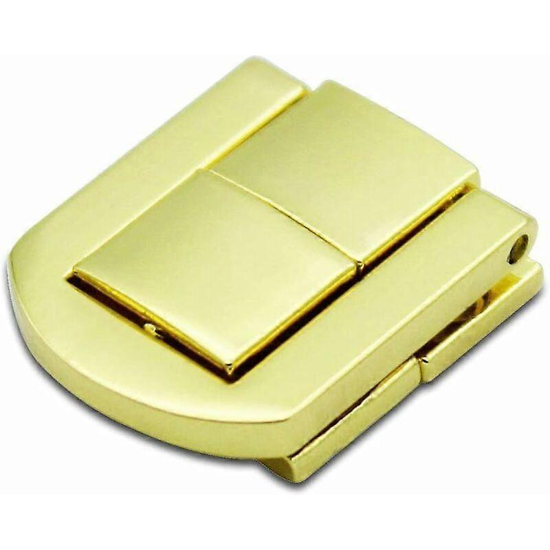 Set of 5 Toggle Lock Case Suitcase Clasp Lock Trunk Toggle Latch - Gold - 25mm