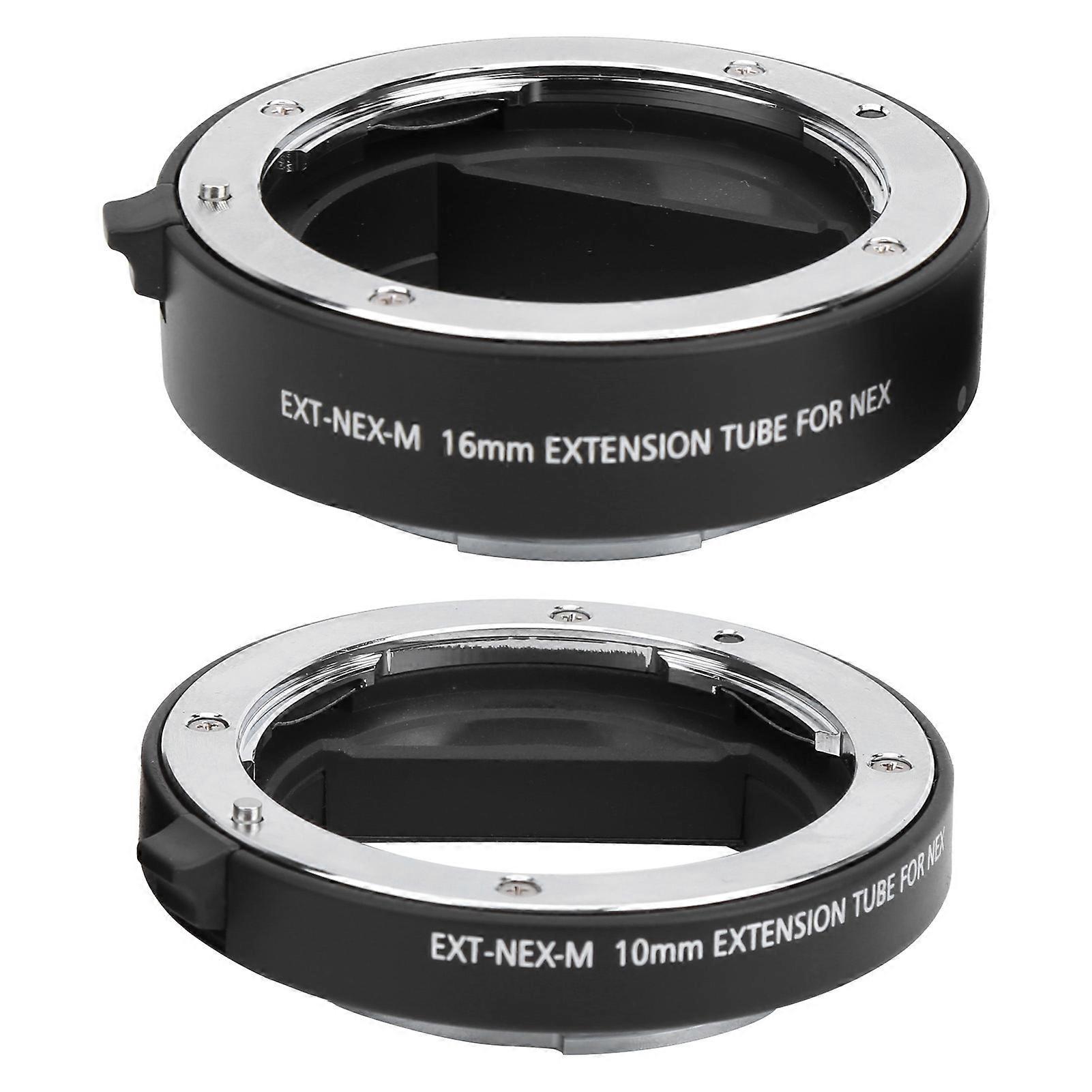Mcoplus 10mm 16mm Macro Autofocus Close-up Adapter Ring Black