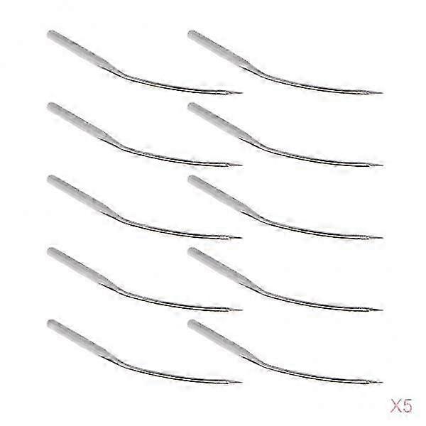 2025 50Pcs Courbé Aveugle Point Machine Aiguilles LWx6T