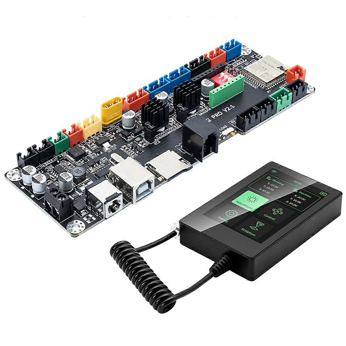 ESP32 PRO Motherboard GRBL Controller Support WIFI Bluetooth Screen DLC32 for CNC Laser Engraver 3.5-Inch