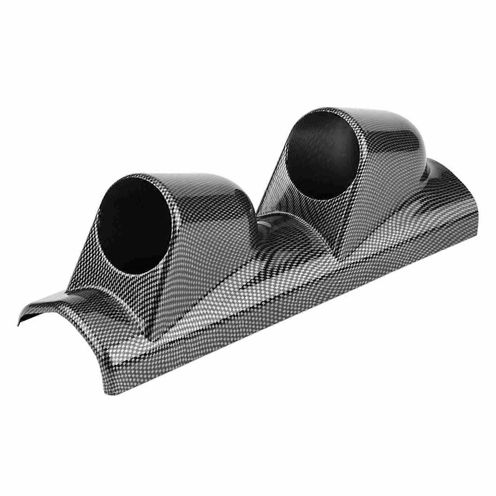 52mm 2 Inch Universal Dual Twin Holes Meter Gauge Pillar Mount Pod Holder Bracket