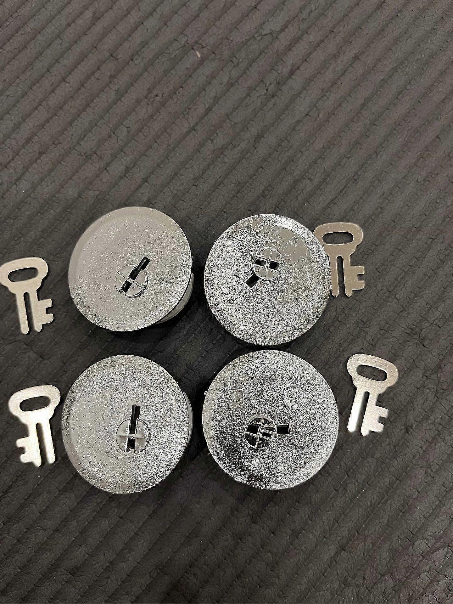 6pcs Piggy Bank Stopper Replacement with Lock & Key - Money Saving Box Repair Plug