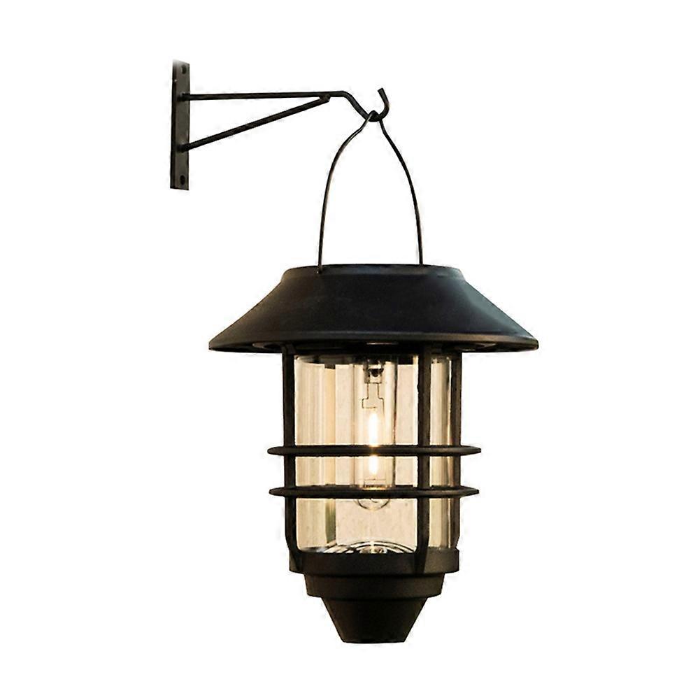 Solar Hanging Lantern Outdoor Waterproof Flickering Garden Light