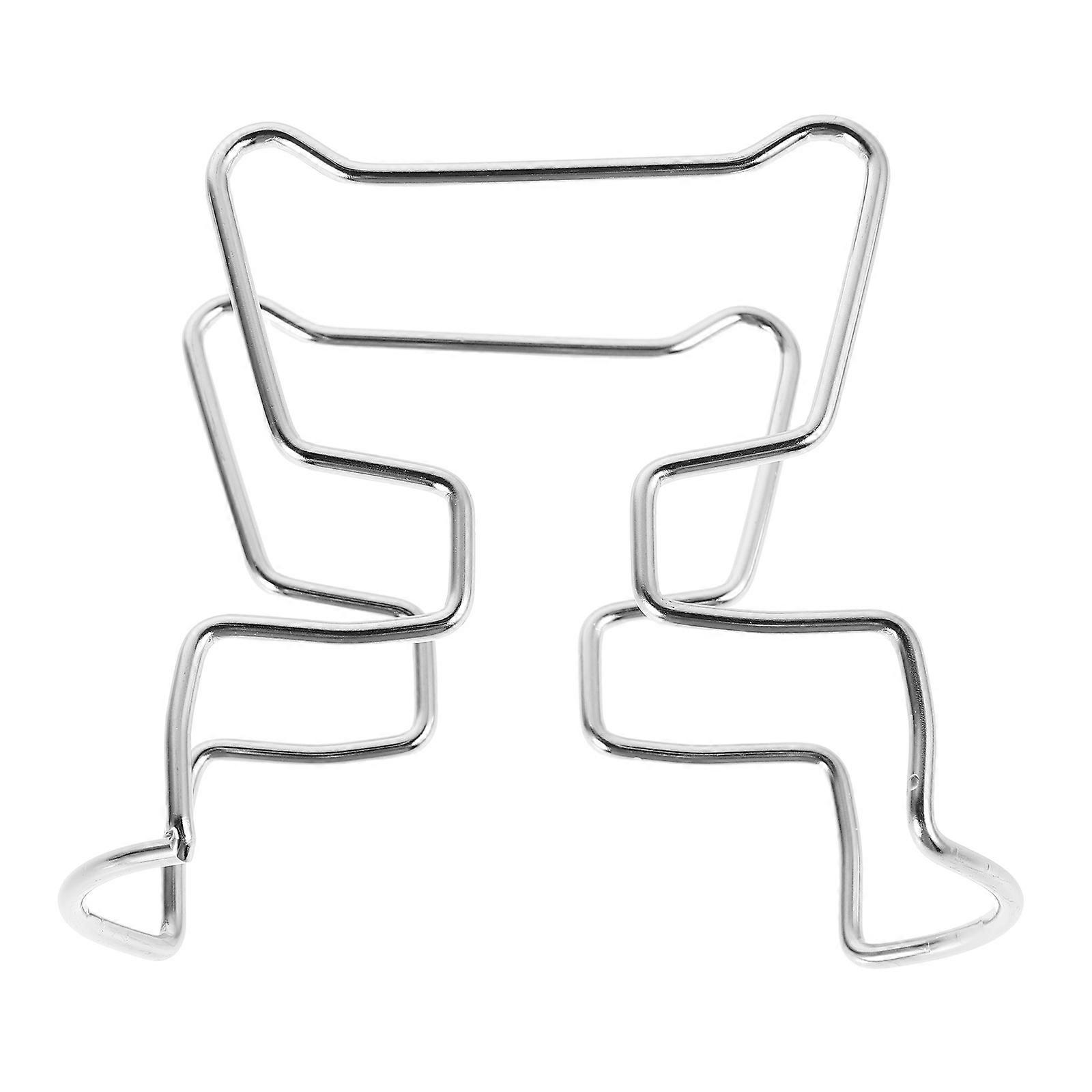 Silver Coffee Filter Bag Stand Stainless Steel Dripper for Convenience