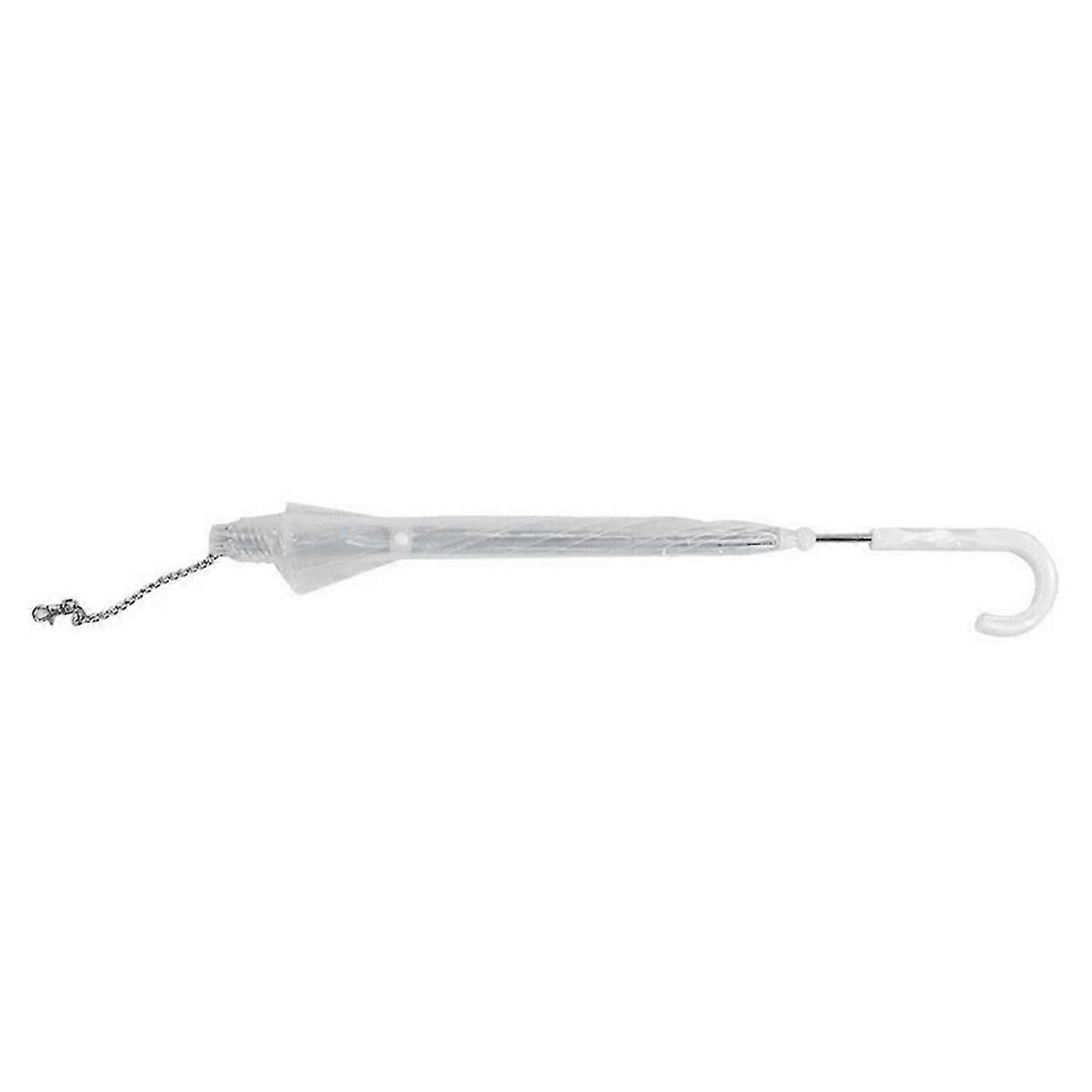 Umbrella with Leash for Small Pets,Clear Umbrella
