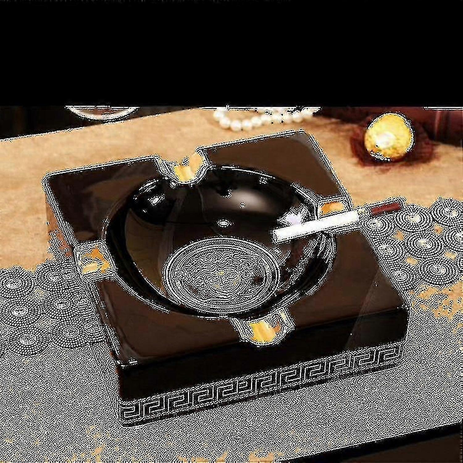 Ashtray Square Ceramic Cigar Ashtray