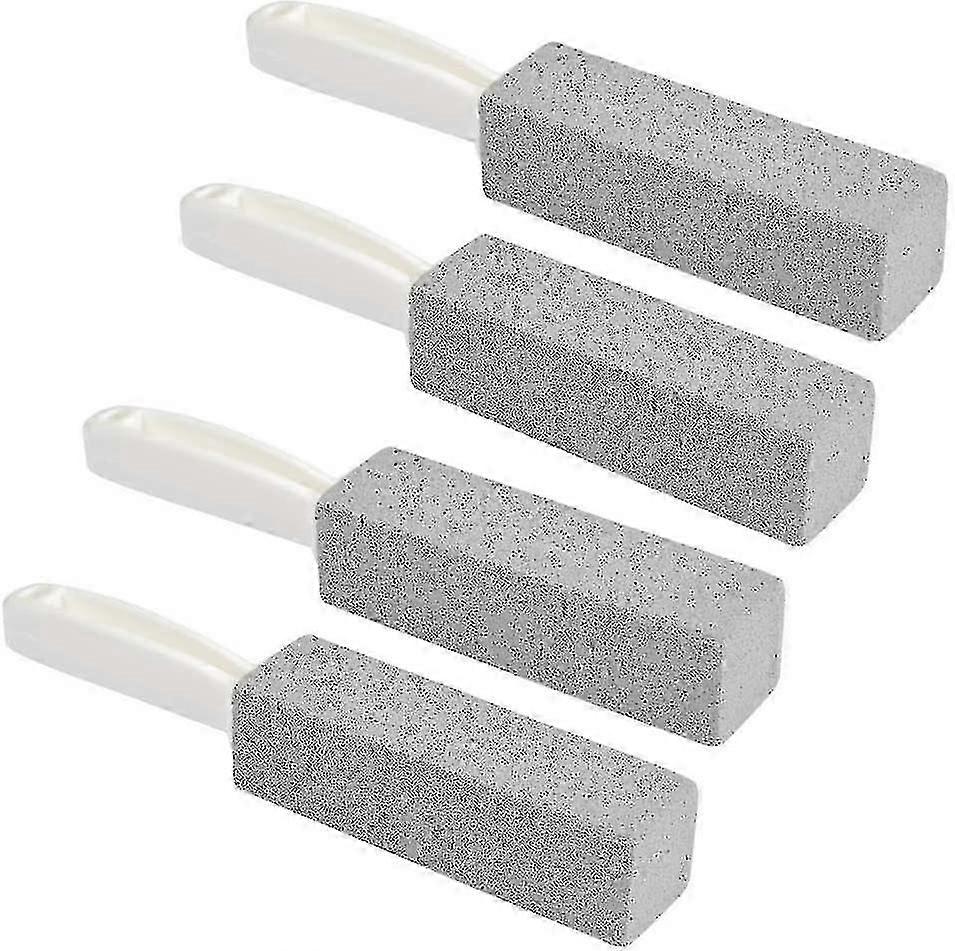 Pierre ponce robuste pour toilette - Set de 4 pièces avec poignée ergonomique
