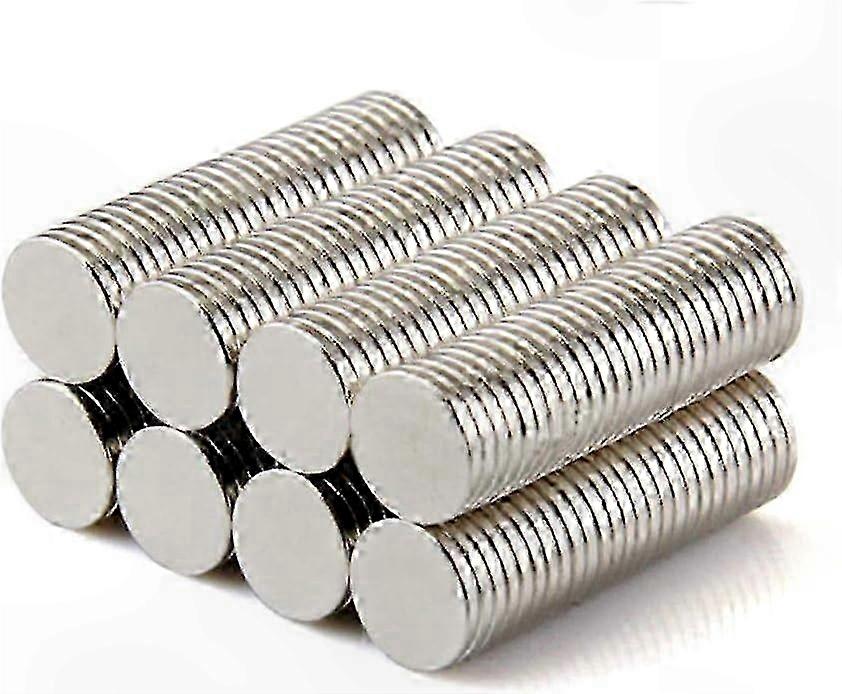 Strong Disc Magnets for Crafting, DIY Projects, and Model Building - 100 Pieces