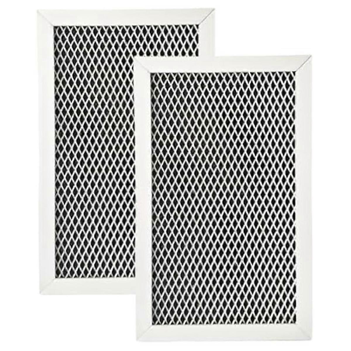2Pcs Microwave Charcoal Filter Mesh Replacement for JVM6175EK5ES, JVM6172SK5SS, JVM6175SK5SS, JVM617