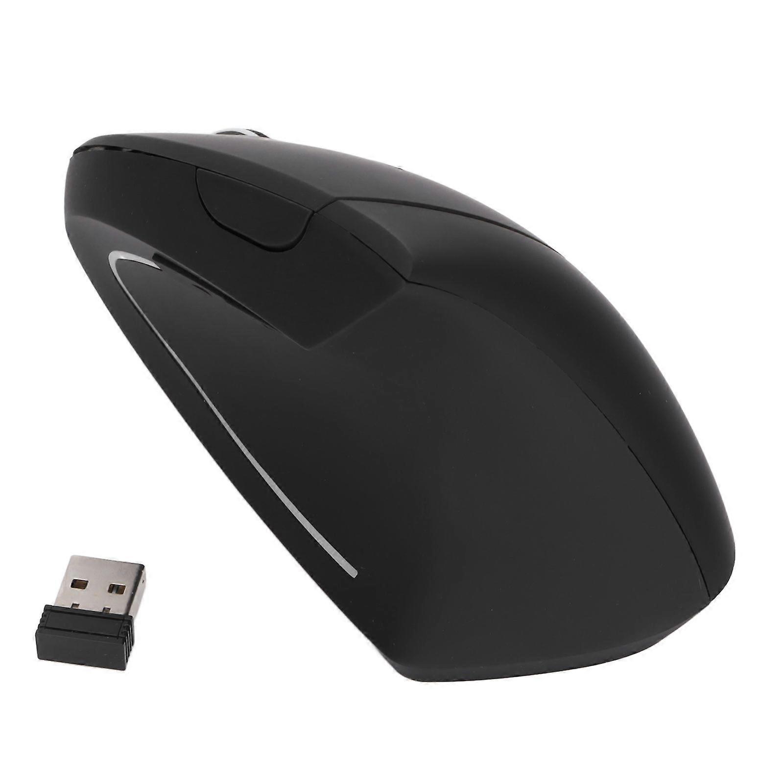 Wireless Optical Mouse 2.4GHz Comfortable Grip Vertical Precise Control High Resolution Computer Supplies
