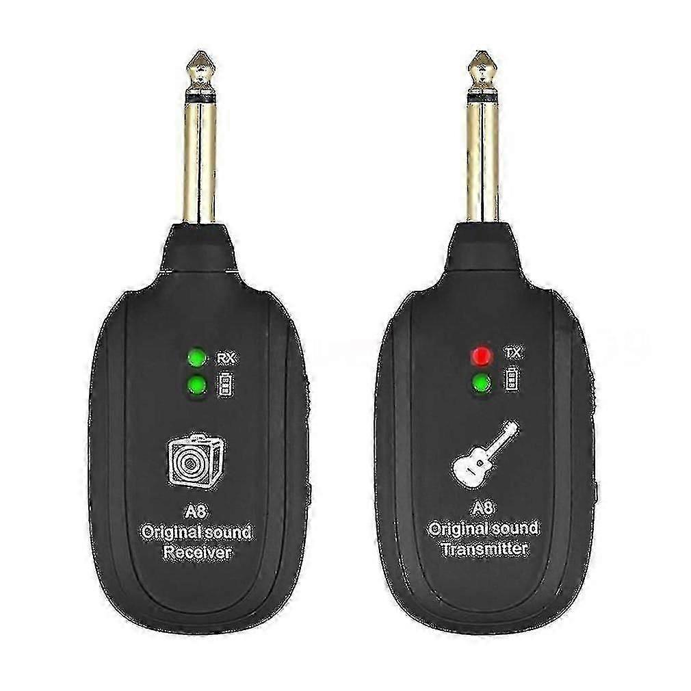 Gitarr trådlöst överföringssystem Elgitarr Trådlös pickup Trådlös sändtagare A8 Gitarr W