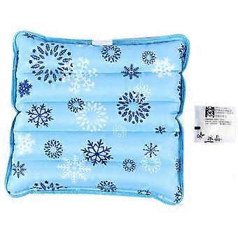 Coussin de glace épais et rafraîchissant pour la maison et les voyages (flocon de neige 36 x 36 cm)