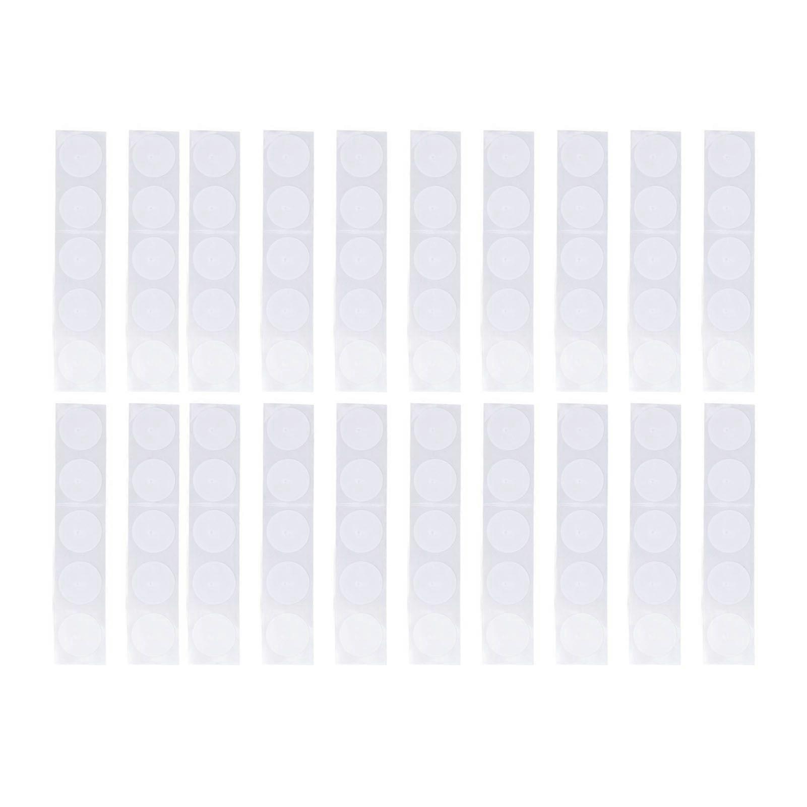 50Pcs 13.56MHz NFC RFID Sticker Tag 504 Byte Repeatable Written High Frequency IC UID Label 25mm 1in Diameter