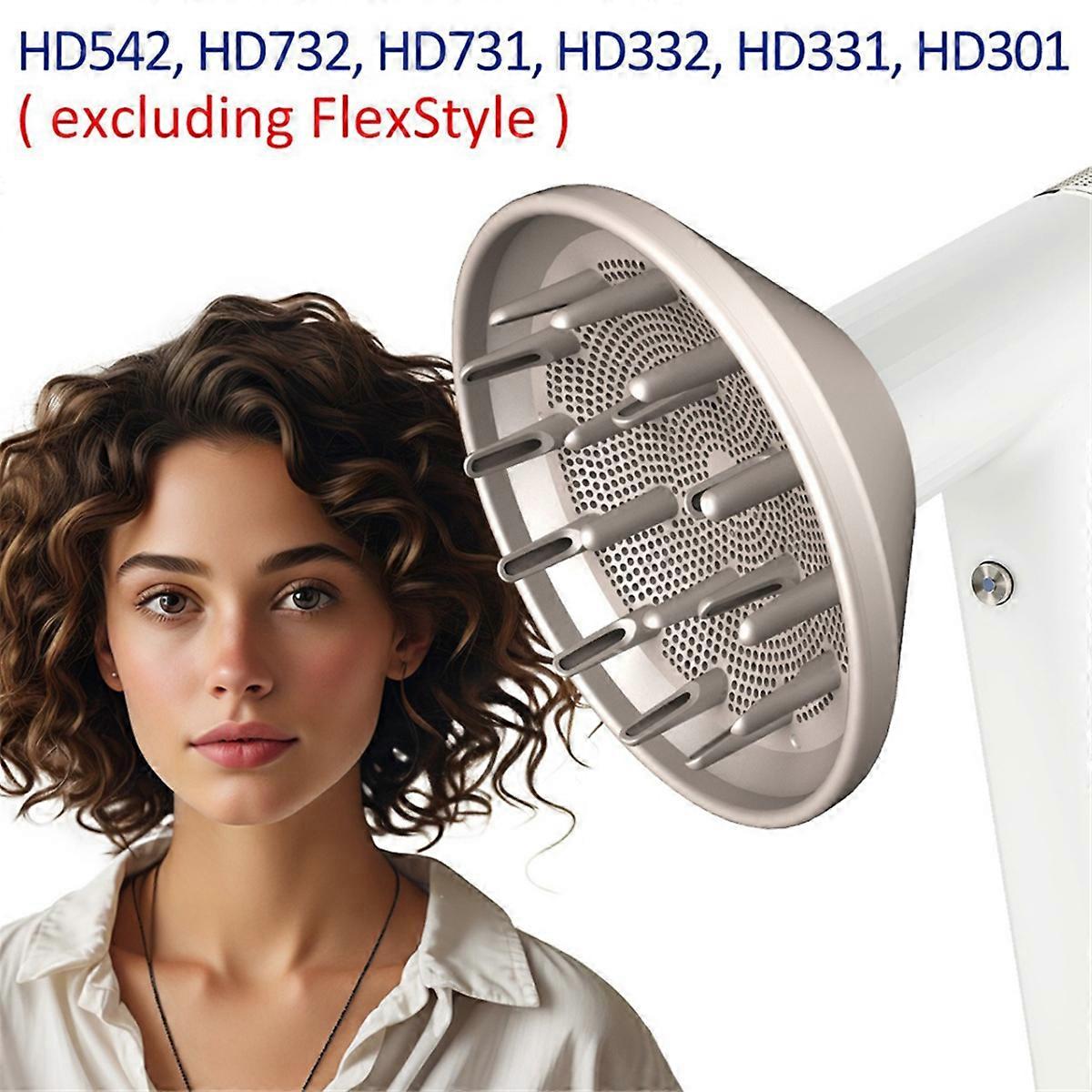 Diffuser Attachment for SpeedStyle HD542/HD732/HD731/HD332/HD331 Hair Dryers Enhance Natural Curls S