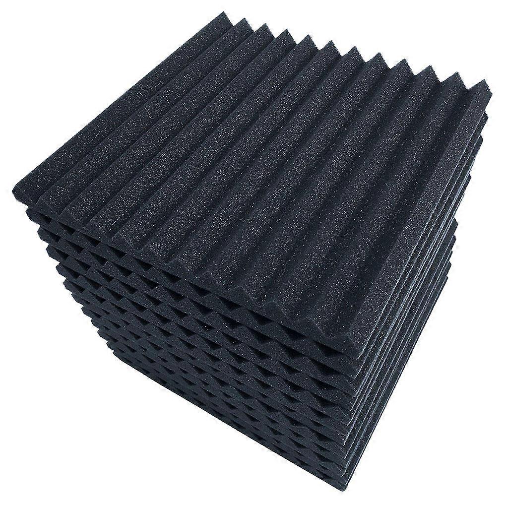 Panels Soundproofing Tiles Triangular Groove Acoustic Foam Wedge Studio Effectively Prevent Proof Record Protective