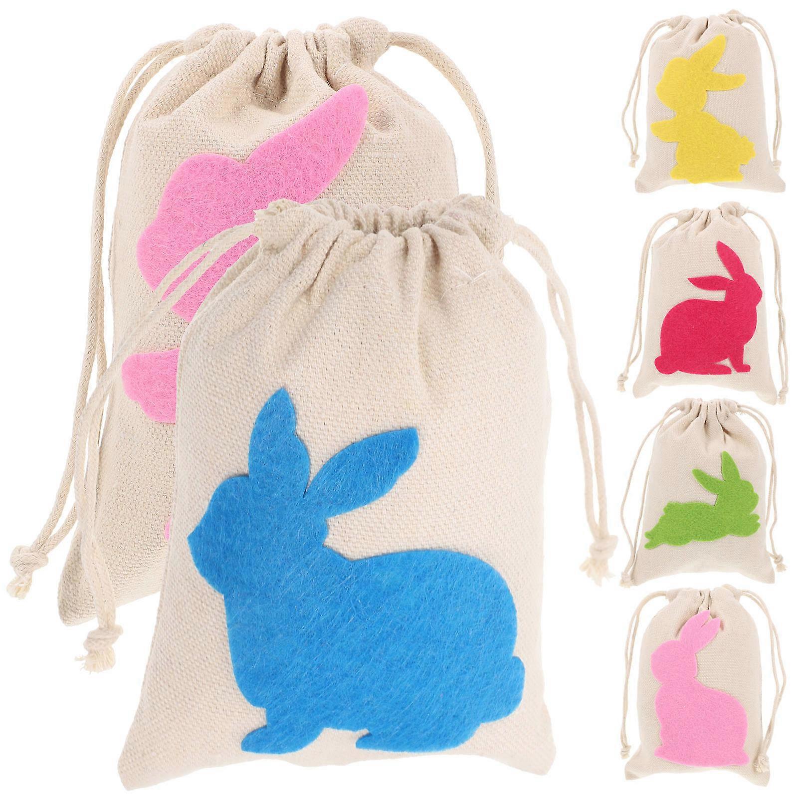 Small Gift Bags 12 Pcs Rectangular Design Ideal For Easter Parties Baby Showers 14X10CM Great For Decoration