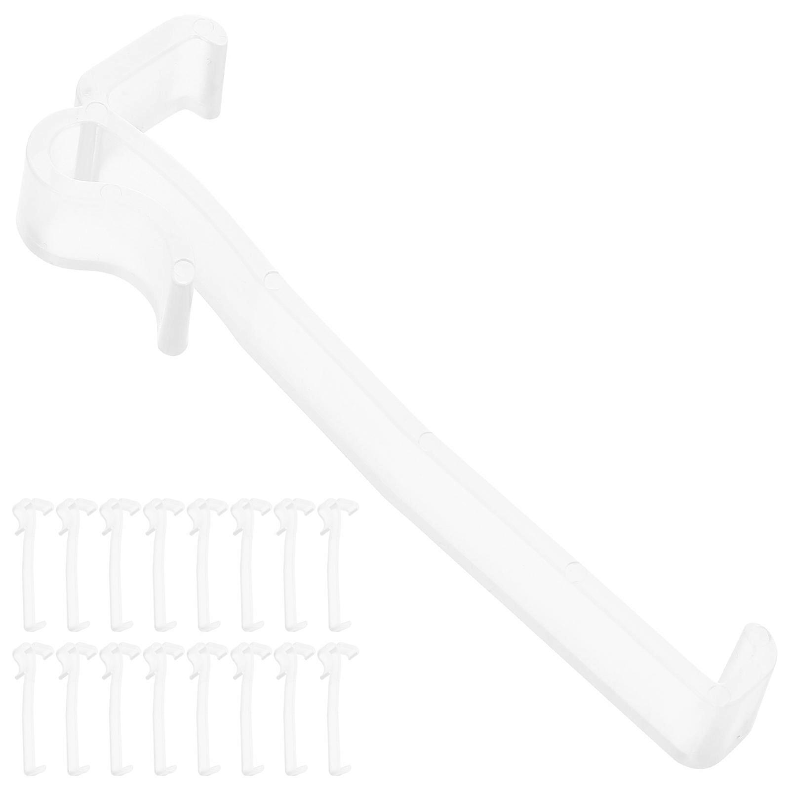 Blind Clips for Valance Used on Vertical Blinds 120Pcs Transparent PP Clips