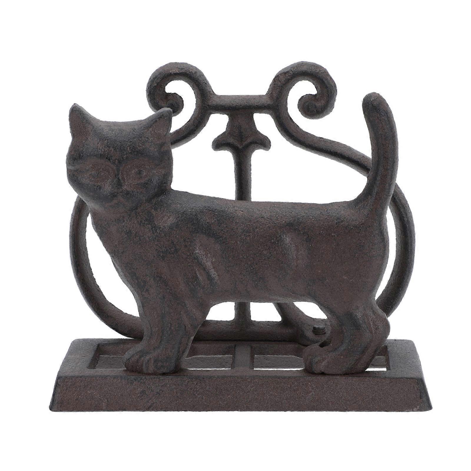 Adorable Vintage Paper Towel Holder For Bar And Party Occasions In Brown With Decoration Style 2 Pcs