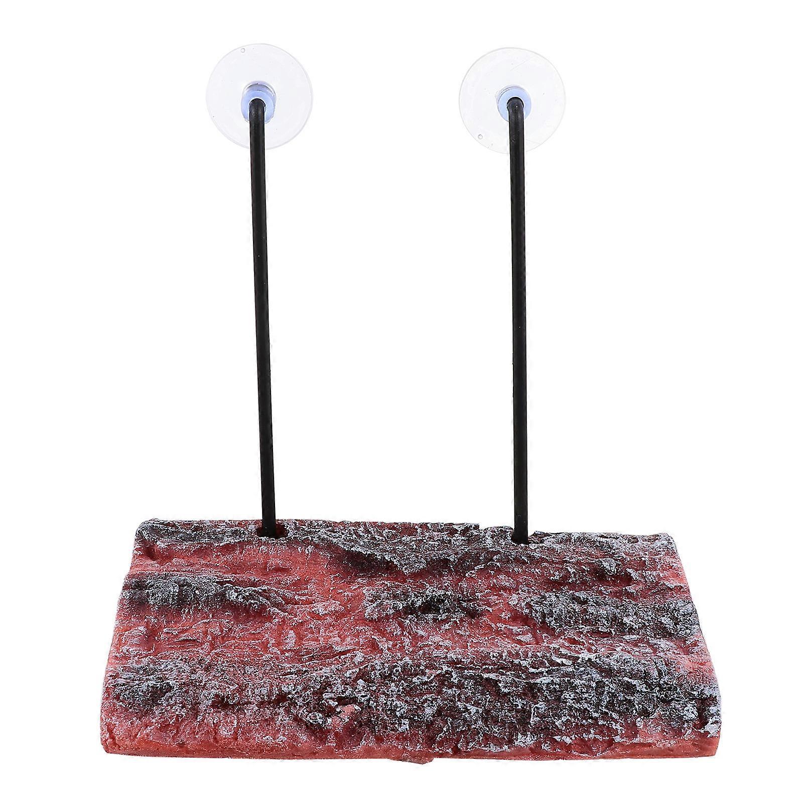 Pet Terrace for Aquarium Use 3Pcs Simulation Bark Turtle Floating Platform
