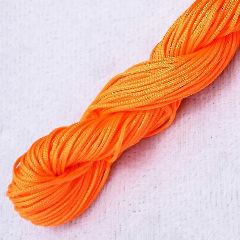 Home Party Supplies Chinese Knot Braided String DIY Macrame Cord 20m High Quality Tassels 1.0mm Beading String Bracelet Nylon Cord Thread Popular 2025