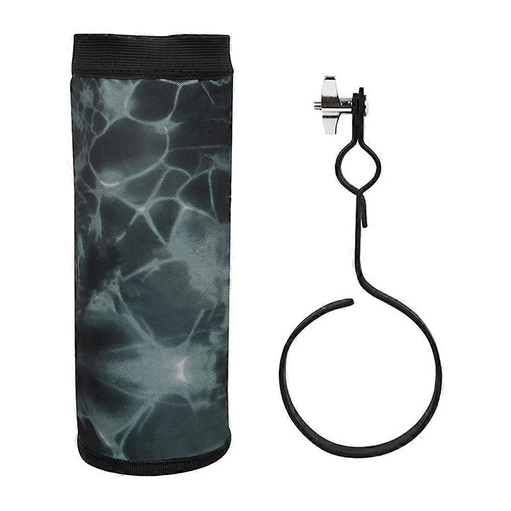 Cylindrical Drum Stick Bag For Drumsticks And Accessories Storage In Black For Compact And Portable Use 4Pcs