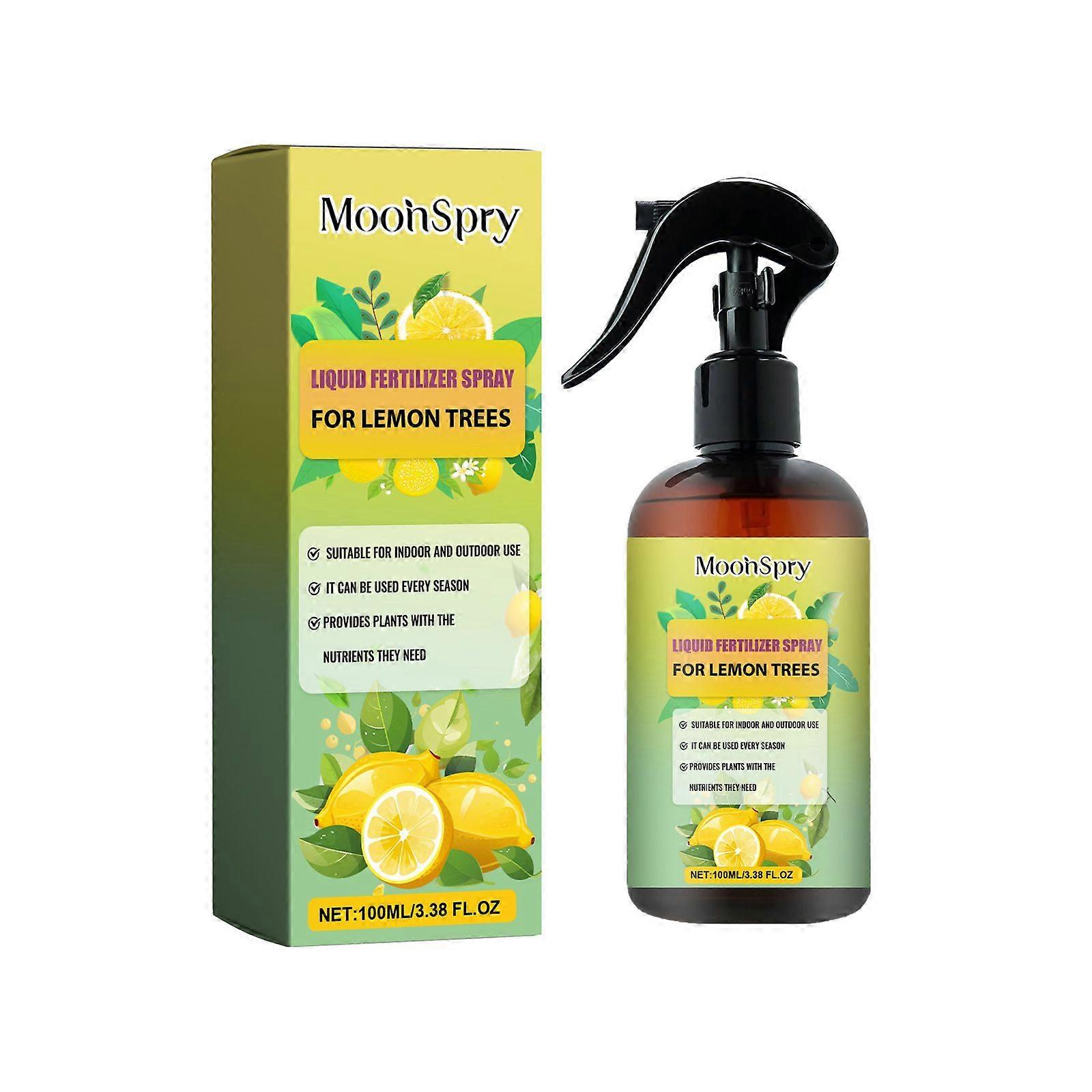 Lemon tree fertilizer spray lemon tree root growth green leaf concentrated