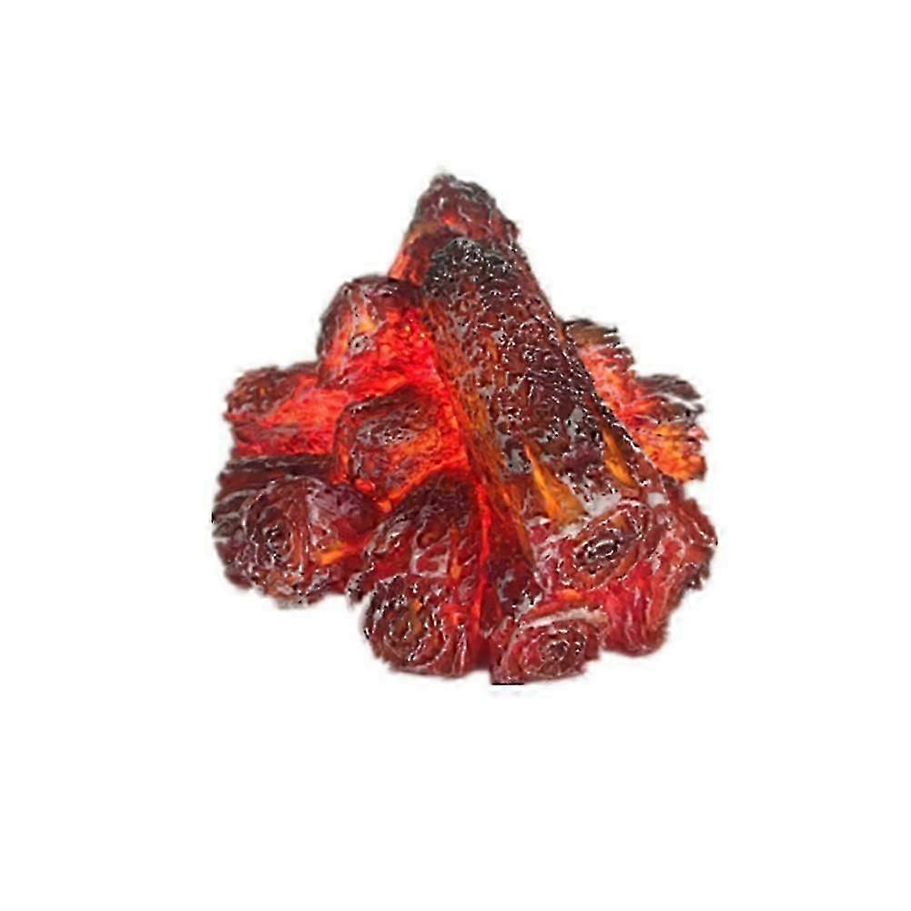 Realistisk LED-flameffekt eldstadsdekor