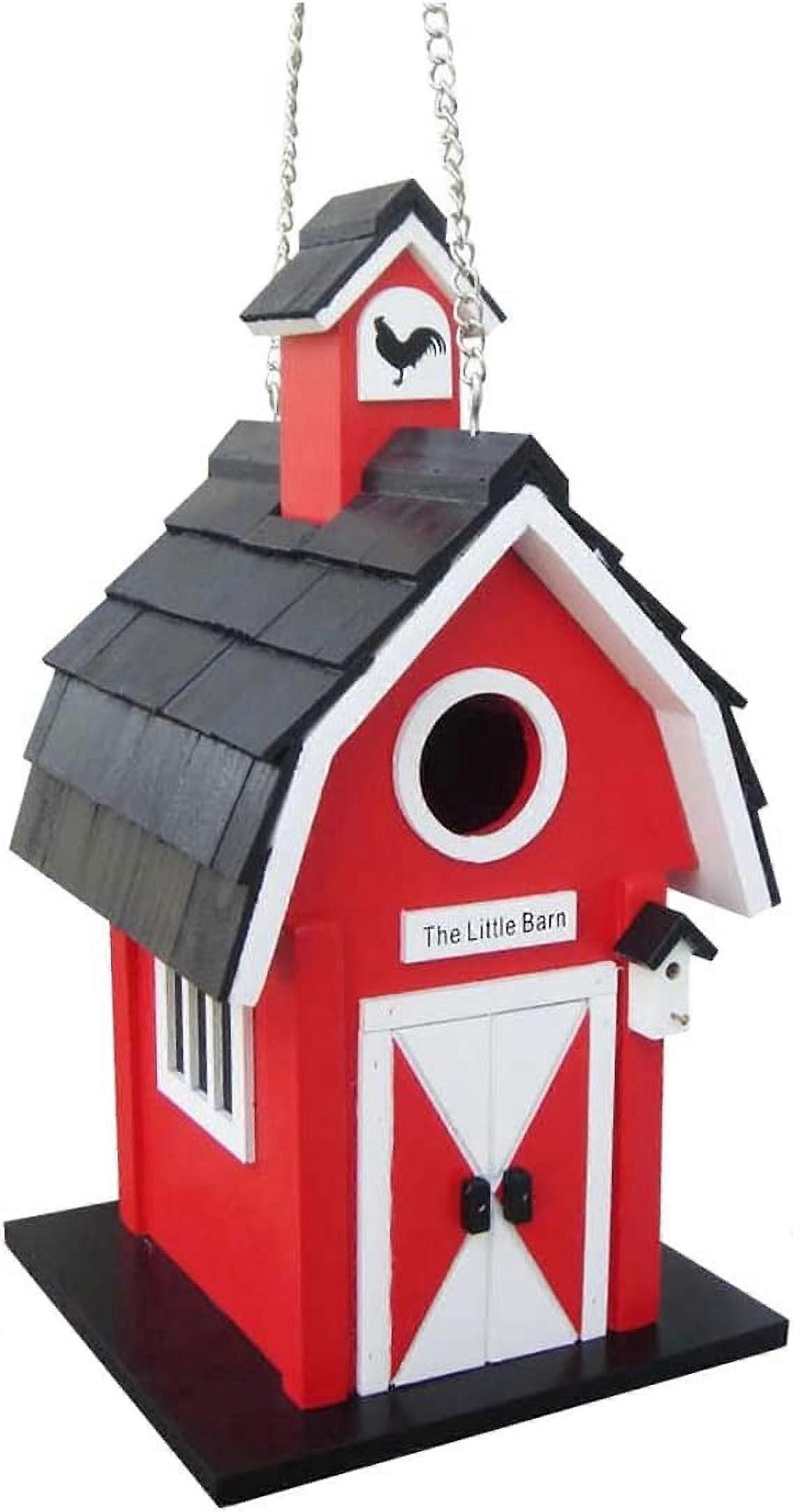 Barn Birdhouse, Red