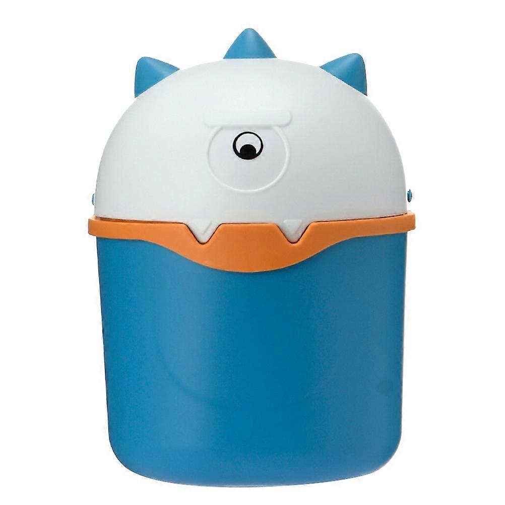 Trash Containers Plastic Mini Wastebasket with Lid 2Pcs for Kitchen