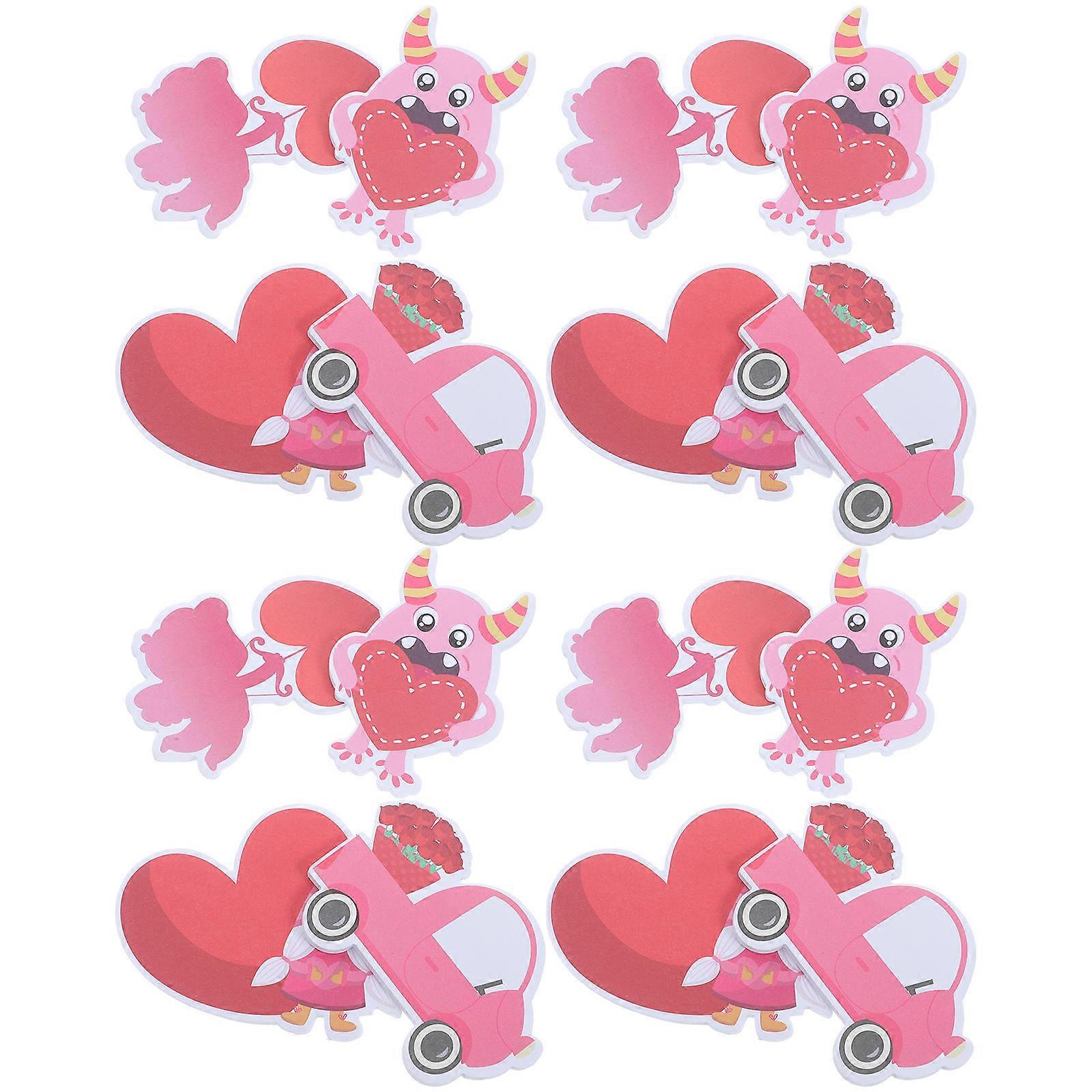 Tearable Paper Memo Stickers Valentines Day Note Stickers 20Pcs