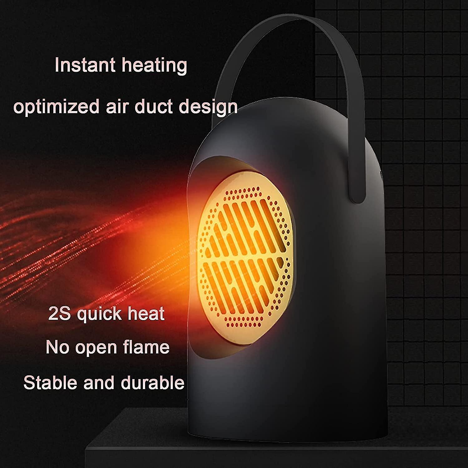 Space Heater, 350w Portable Indoor Electric Heater With Thermostat