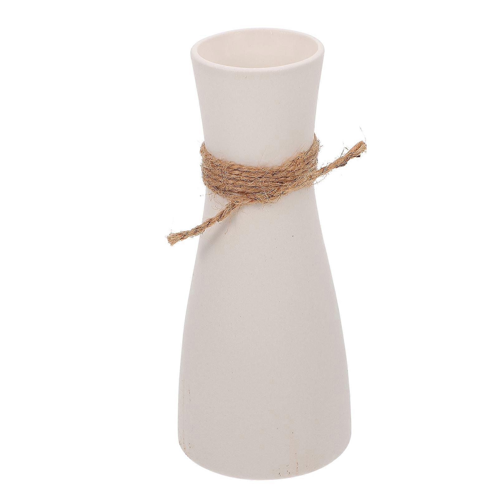 Craft Vase Decor Desktop Adornment for Decor 2Pcs Simple Style Tabletop Vase