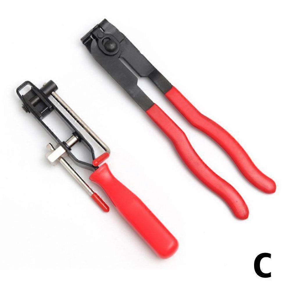 Professional CV Boot Clamp Pliers Tool Kit with Built-In Cutter and Winding Mechanism for Universal Automotive Banding and Hose Clamp Installation