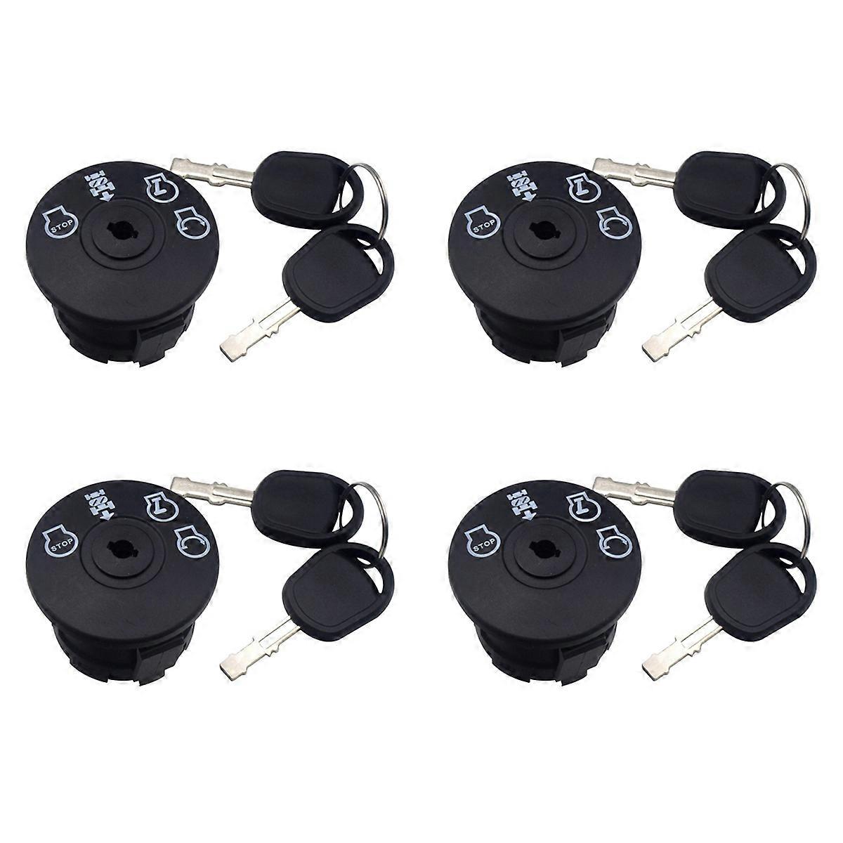 Ignition Switch 4 Position with Key for Riding Lawn Mower Tractor