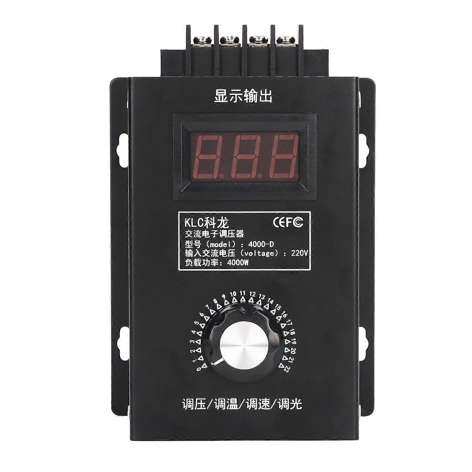 LED Digital Display Voltage Regulator SCR Multifunctional Regulator Switch 220VAC Input
