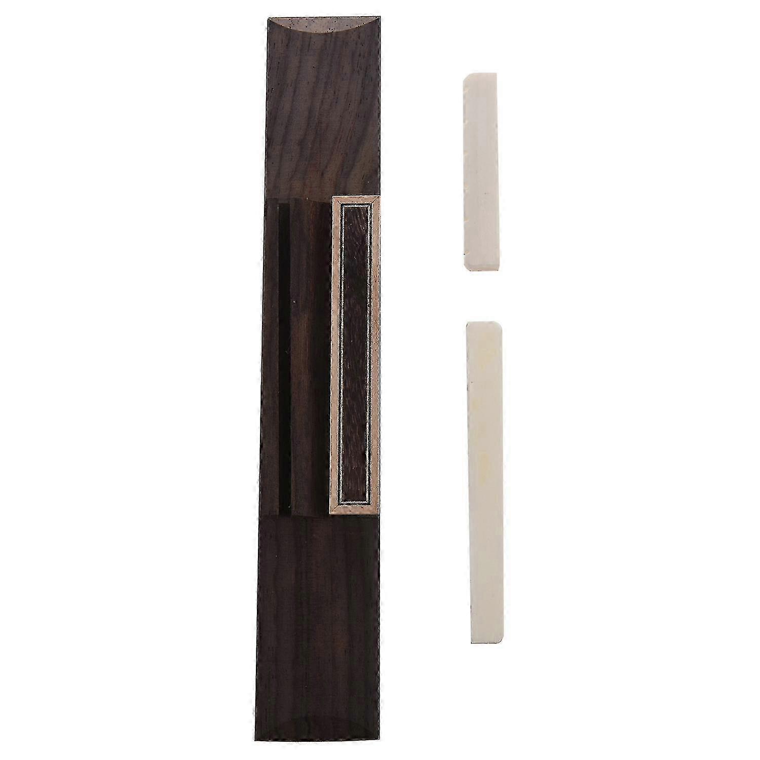 Classical Guitar Bridge and Nut, Bovine Bone Material, Suitable for Classical Guitars