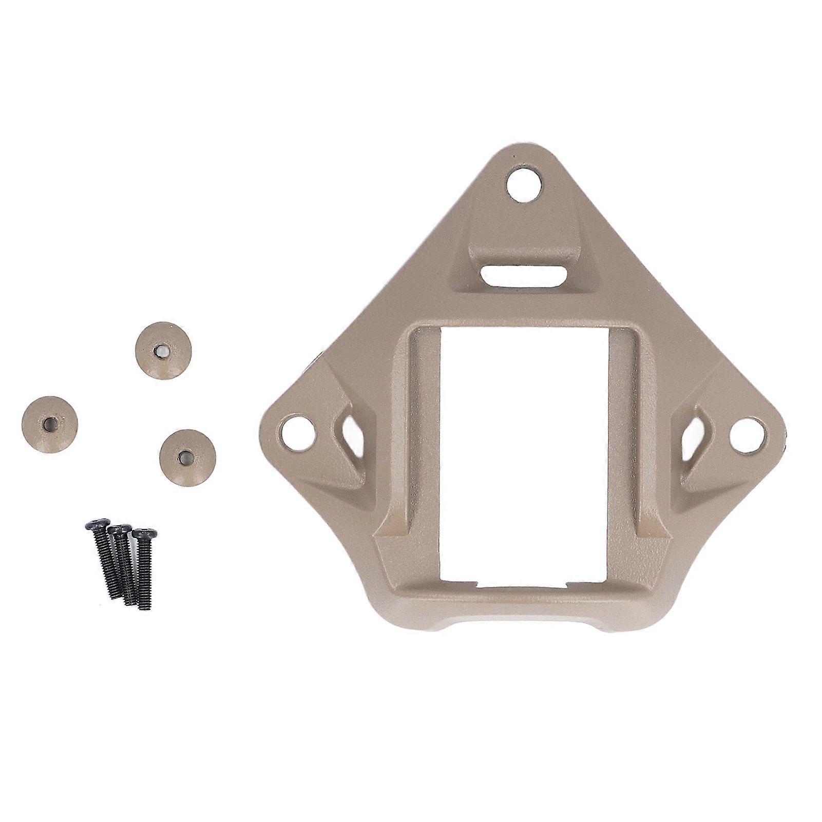 Helmet NVG Mount Shroud Aluminum Alloy Universal Helmet NVG Camera Mount Base Adapter Mounting Bracket for AF for FAST Helmets Brown