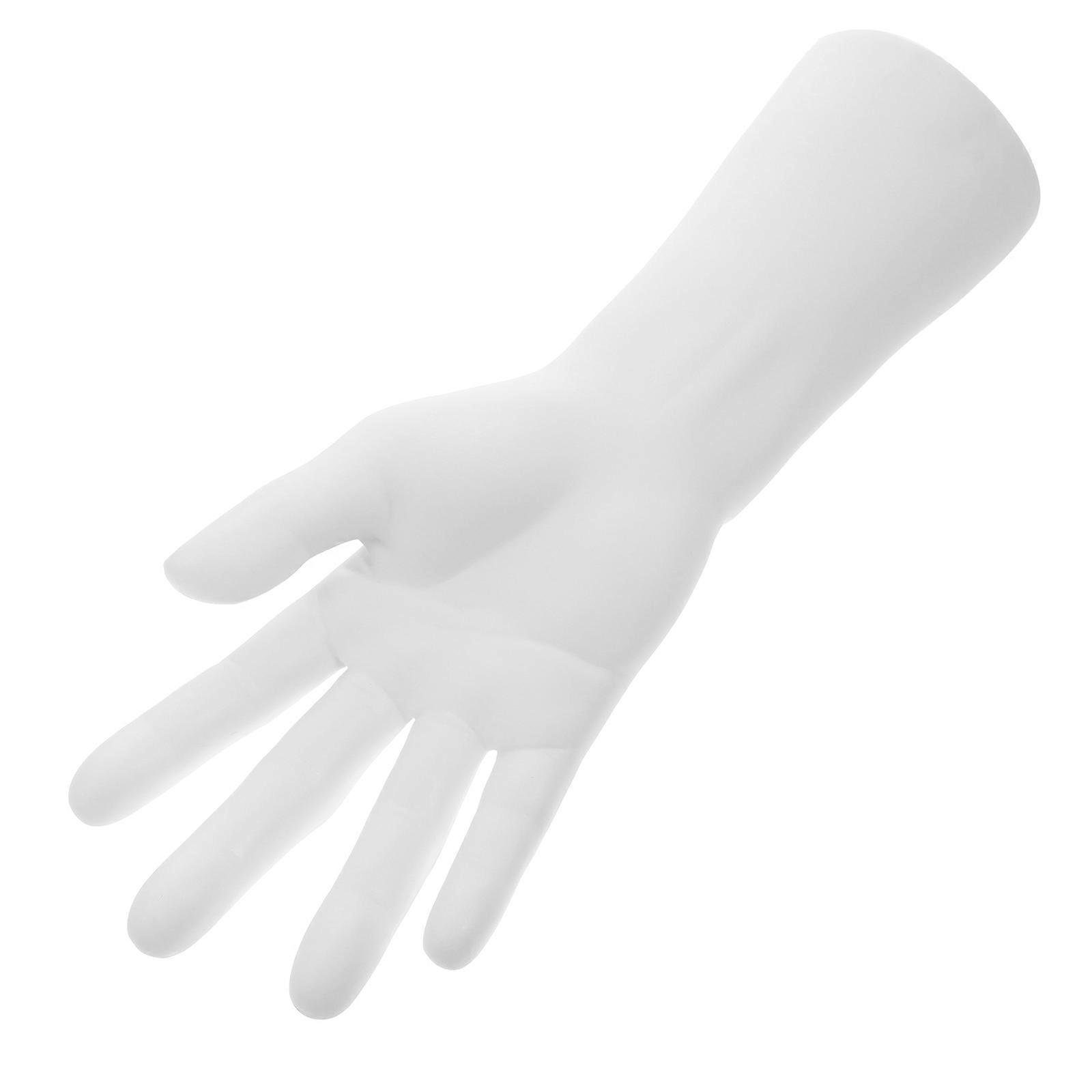 Hand Mannequin Display Stand Mannequin Model Stand for Ring 3Pcs Plastic White