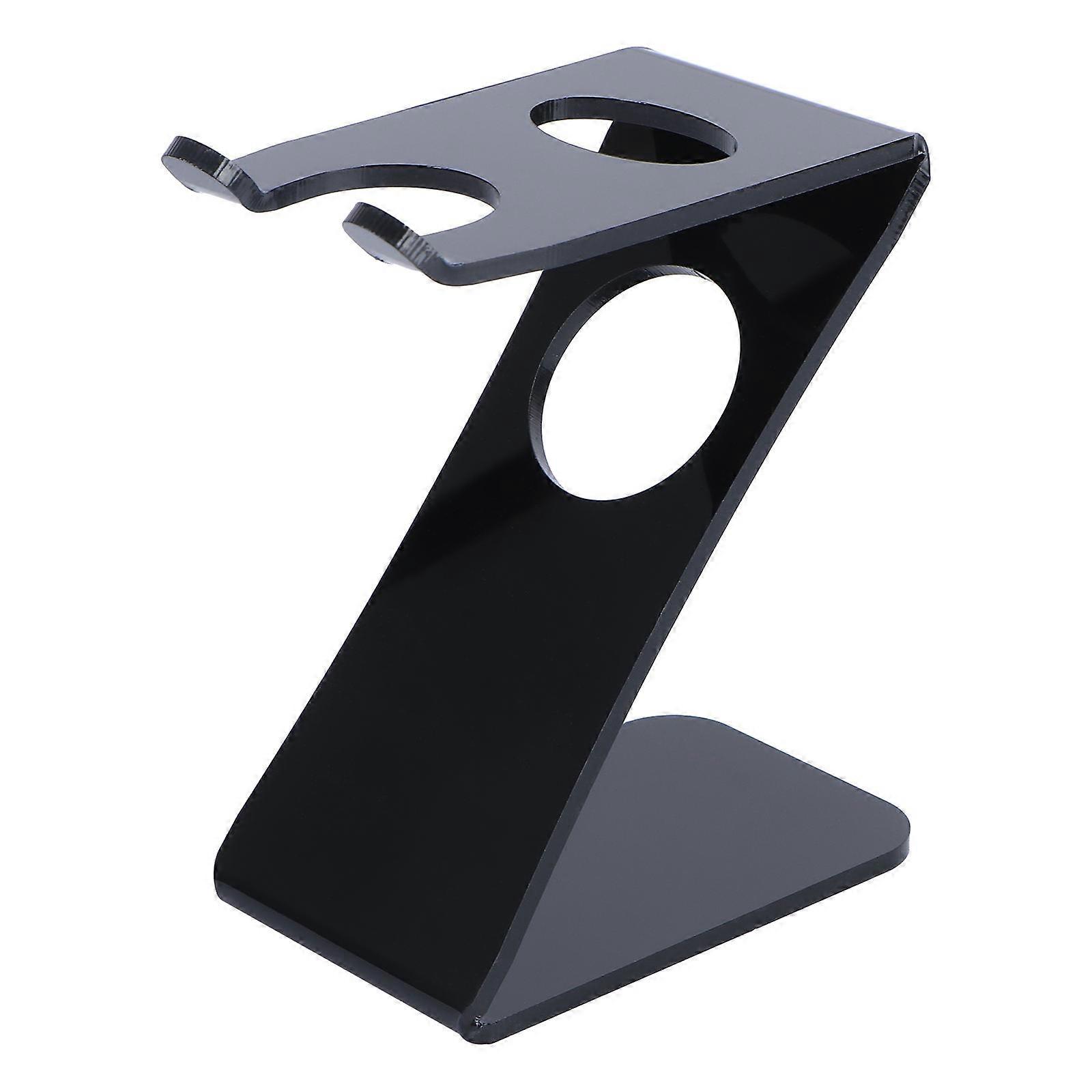 Brush Holder Acrylic Beared Brush Holder for Storage Black