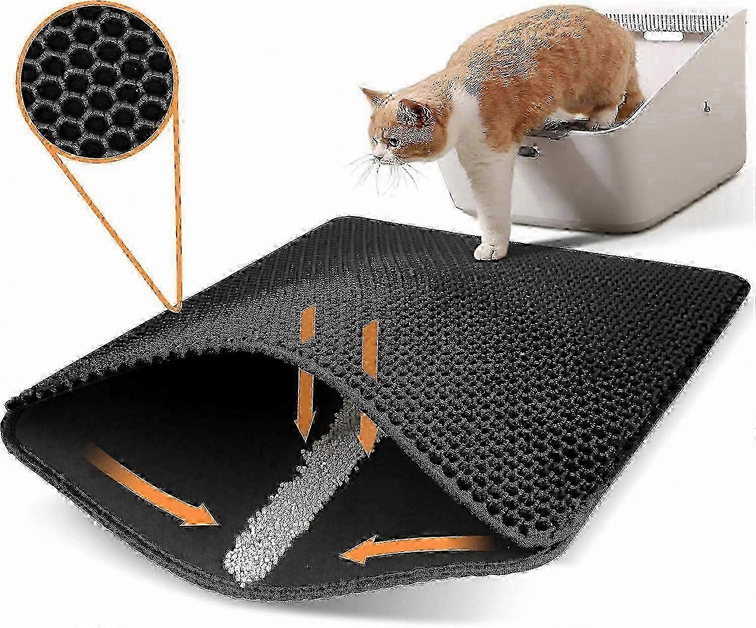 Durable Waterproof Pet Mat for Cats 40x50 Non-Slip Scratch-Resistant Floor Protector