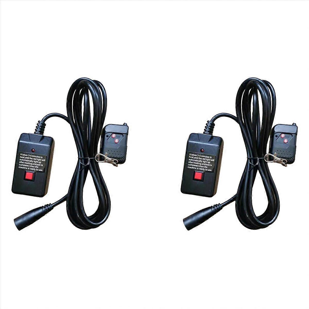 2X Smoke Fog Machine Wired Remote Control Parts Remote Controller Receiver for 400W 900W 1500W Stage