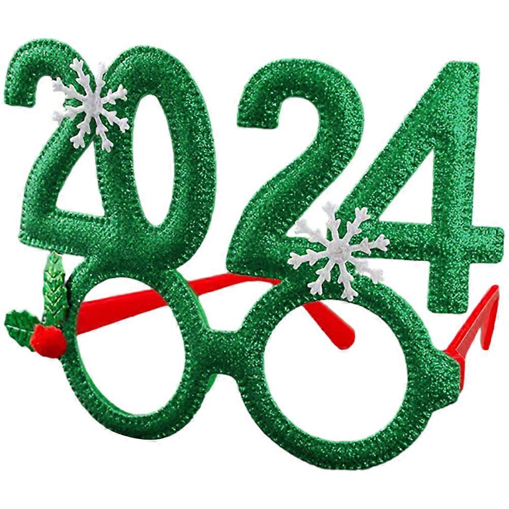 Christmas Party Photo Props for Xmas Glasses Frames 5Pcs Set